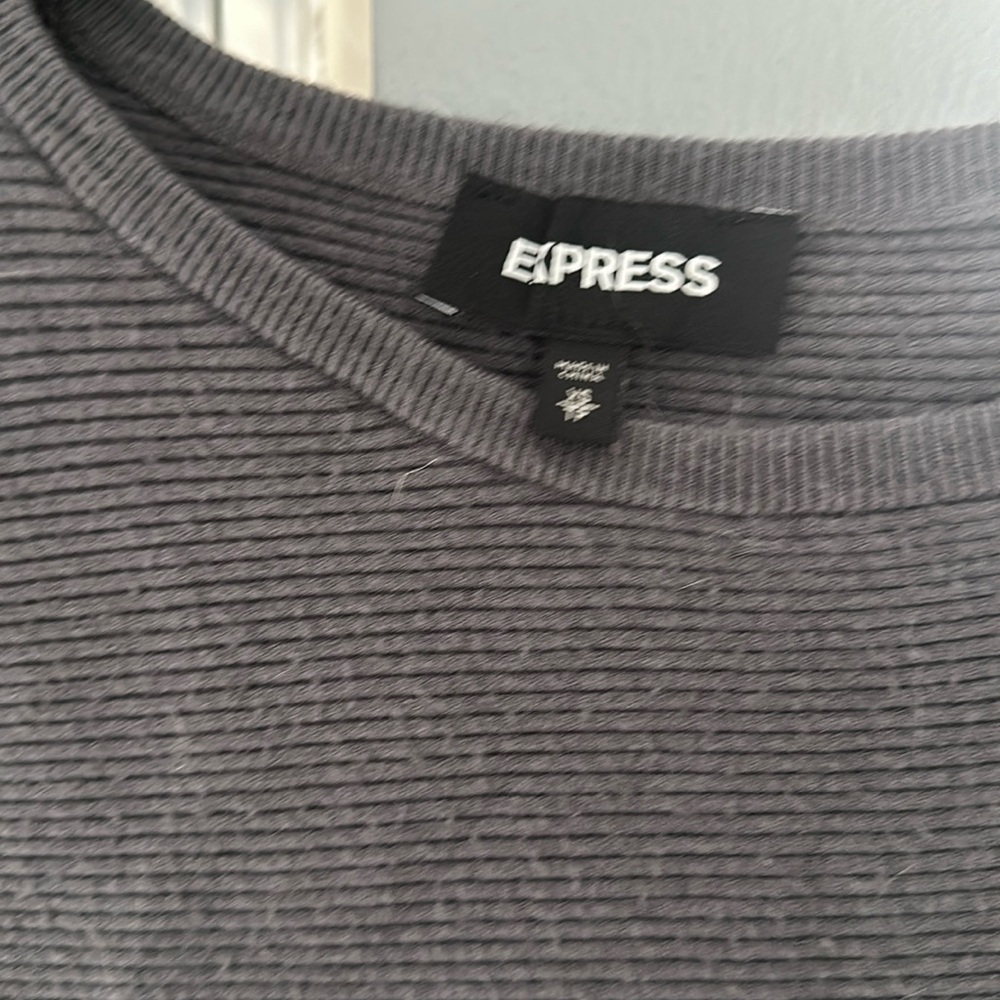 Grey express sweater